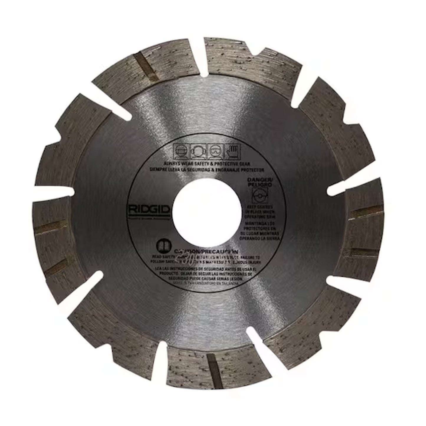 (LOT OF 5) RIDGID 4.5" Segmented Rim Diamond Metal Cutting Blade 25-CT45XP