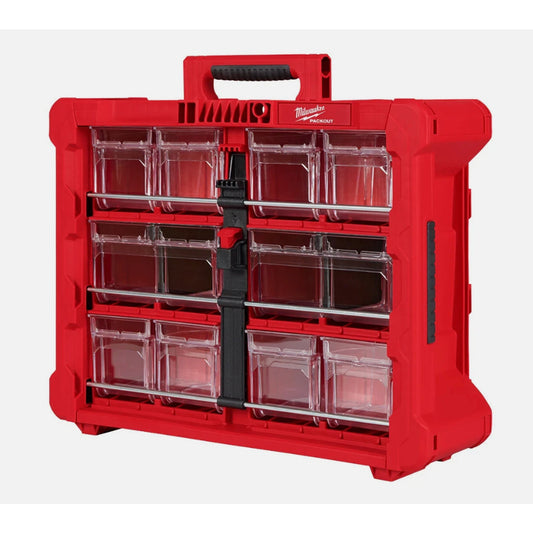 Milwaukee 48-22-8433 PACKOUT Tilt Bin Organizer w/ 10 Quick-Access Bins