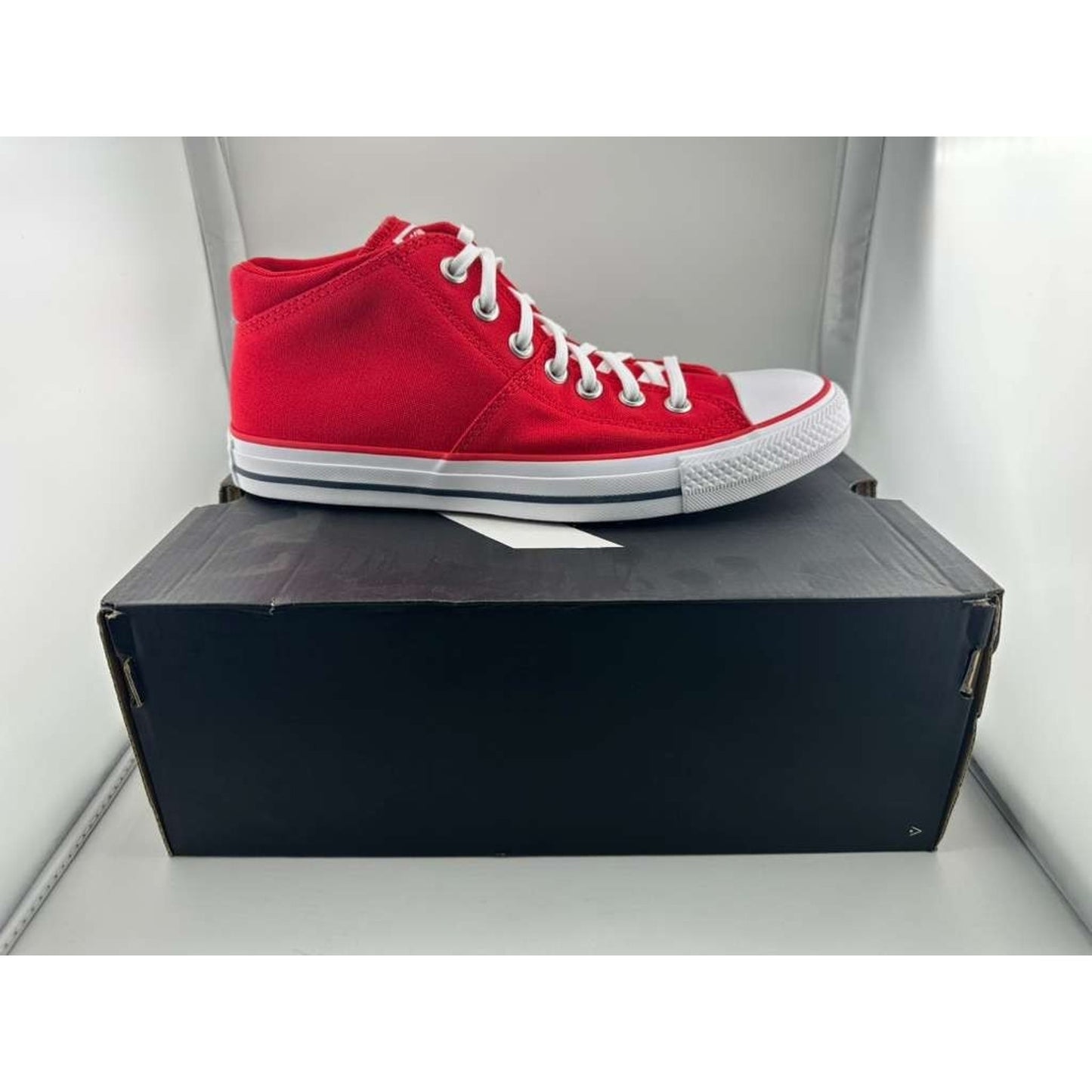 Converse Red Sneakers, Women’s CTAS Madison Mid (566501F) Size 10