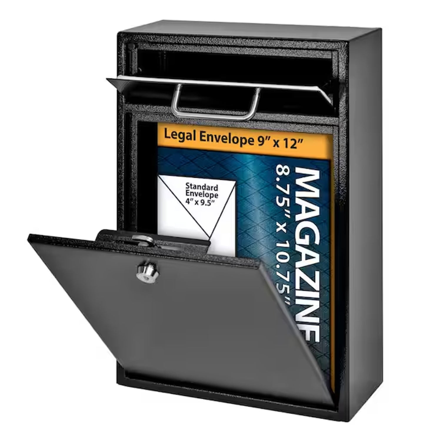 Olympus Locking Wall-Mount Drop Box High Security Reinforced 313097344361