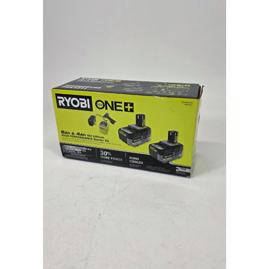 NEW Ryobi ONE+ 18V High Performance Starter Kit 6 Ah & 4 Ah HP Batteries PSK1211