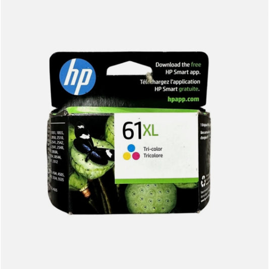 HP 61XL Tri-color High-yield Ink DeskJet OfficeJet ENVY Instant Ink, (2024-2026)