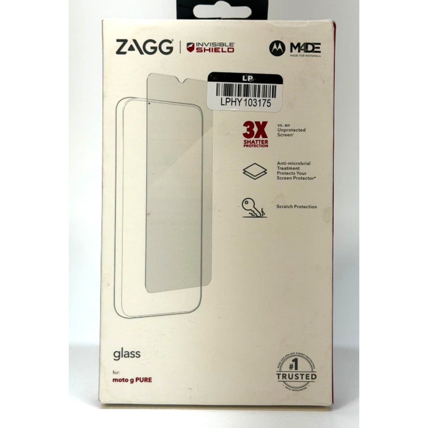 ZAGG InvisibleShield Glass for Moto G Pure