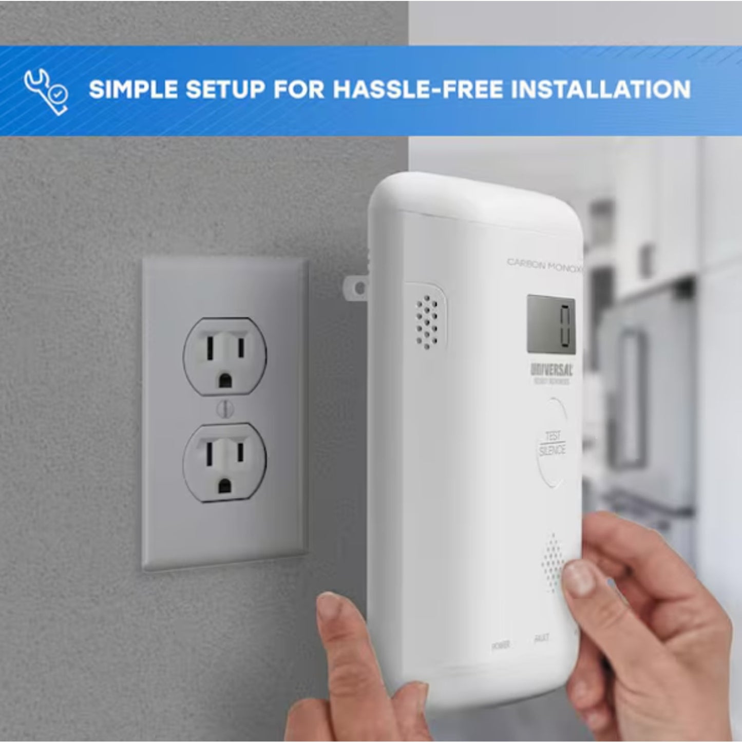 Universal Security Instruments Plug-In Carbon Monoxide Detector