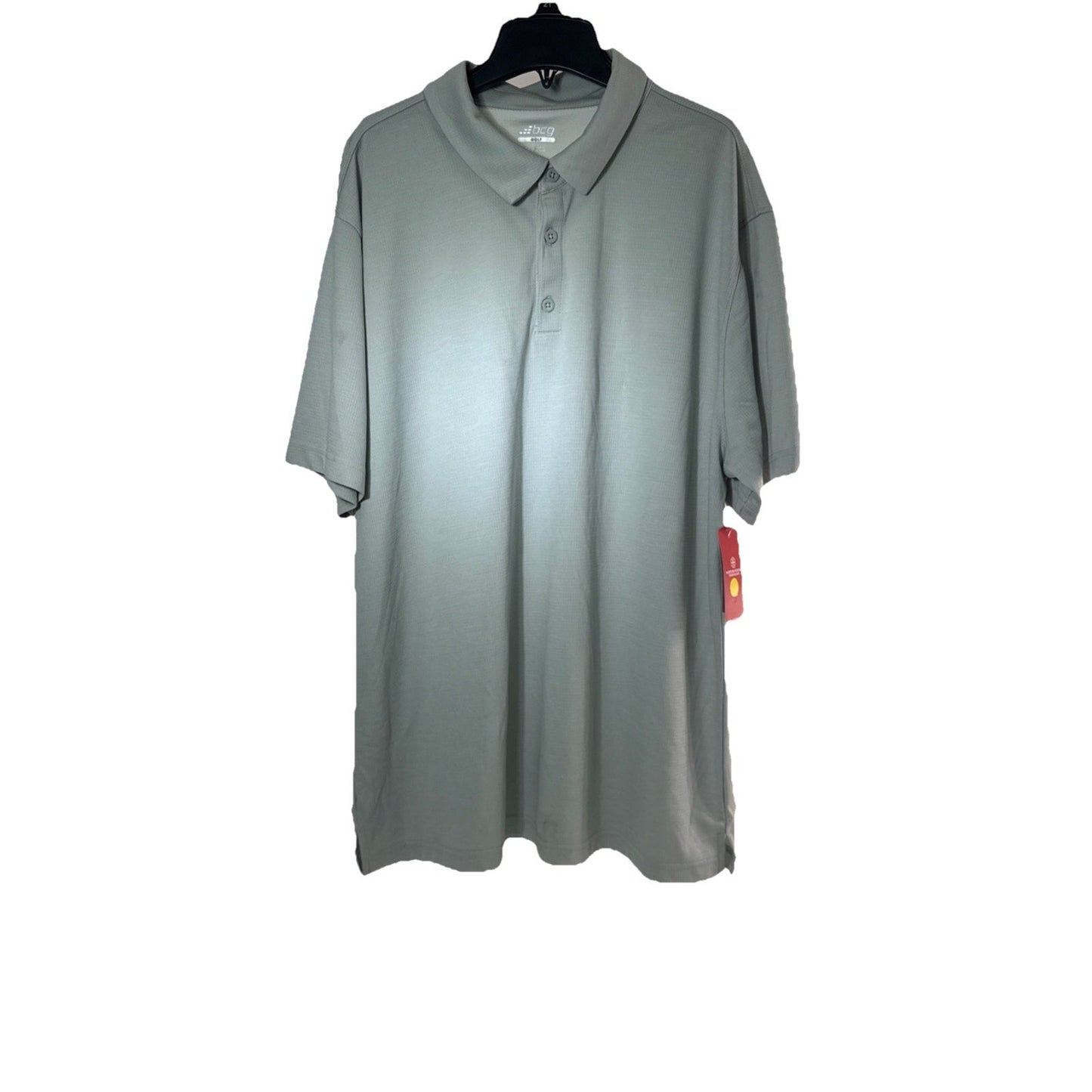 BCG Men's Golf Melange Polo Shirt Gray, 2X-Large - Mens Golf Shirts