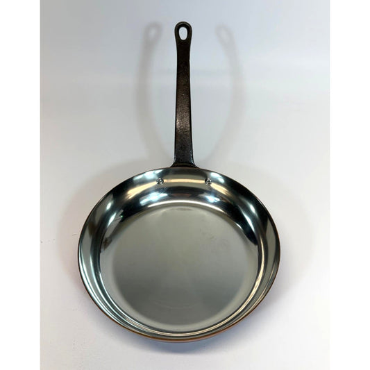 BAUMALU France 9.5" / 24cm Tinned Solid Copper Frying Pan