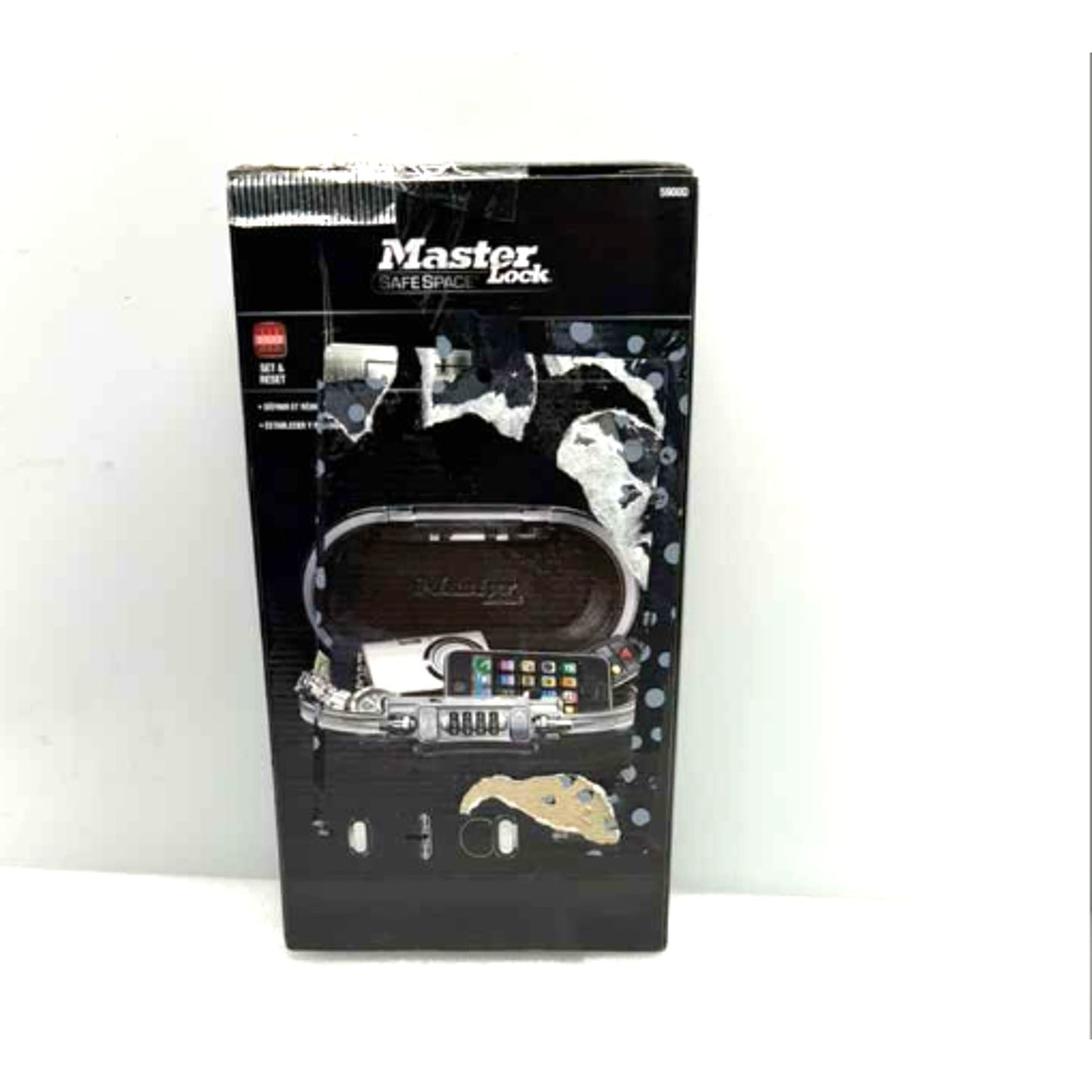 Master Lock Safe Space 5900D Portable Personal Small Safe with Combination & Box