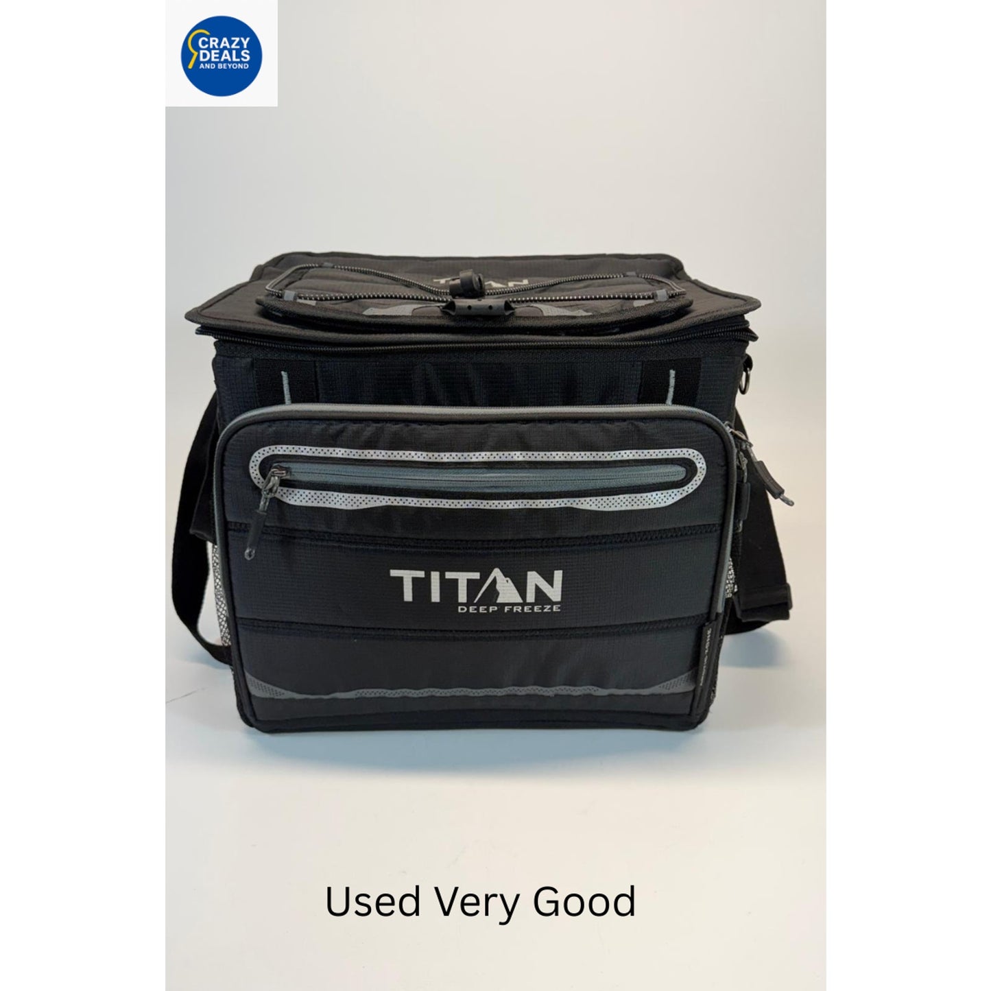 Titan Arctic Zone 40 Can Collapsible Cooler Deep Freeze Easy-Access Black