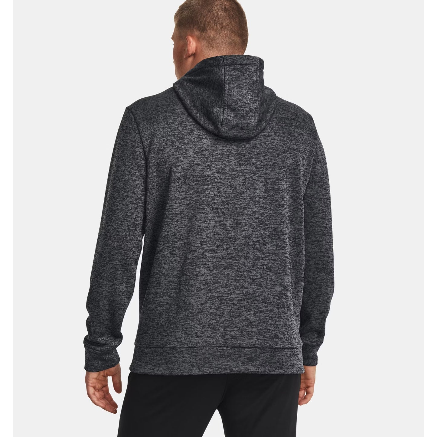 Under Armour Men's Armour Fleece Twist Hoodie (Size XL) Black/Black, Polyester