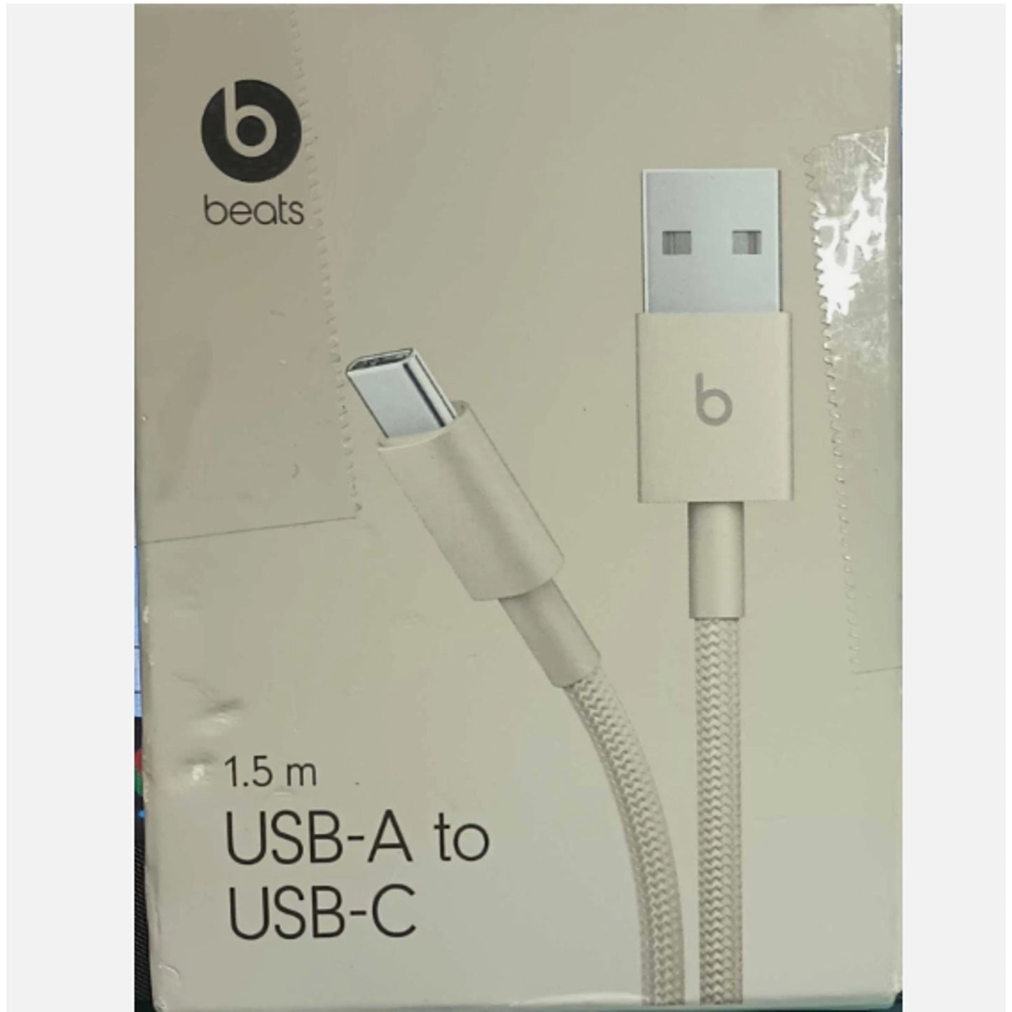 Beats USB‑A to USB‑C Woven Charging Cable 1.5m 195950231434