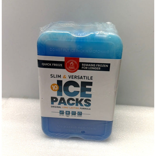 Ice Packs for Lunch Bags - Original Cool Pack | Slim & Long-Lasting Reusable ...