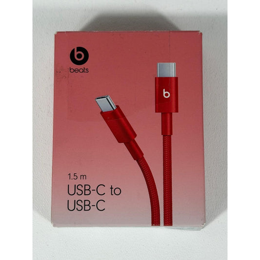 Beats USB-C to USB-C Woven Cable Fast Charging Durable/Tangle-Free Compatible