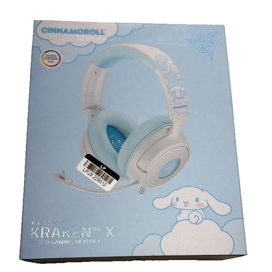 Razer x Sanrio Cinnamoroll Kraken V4 X Wired Headset Headphone Limited Edition