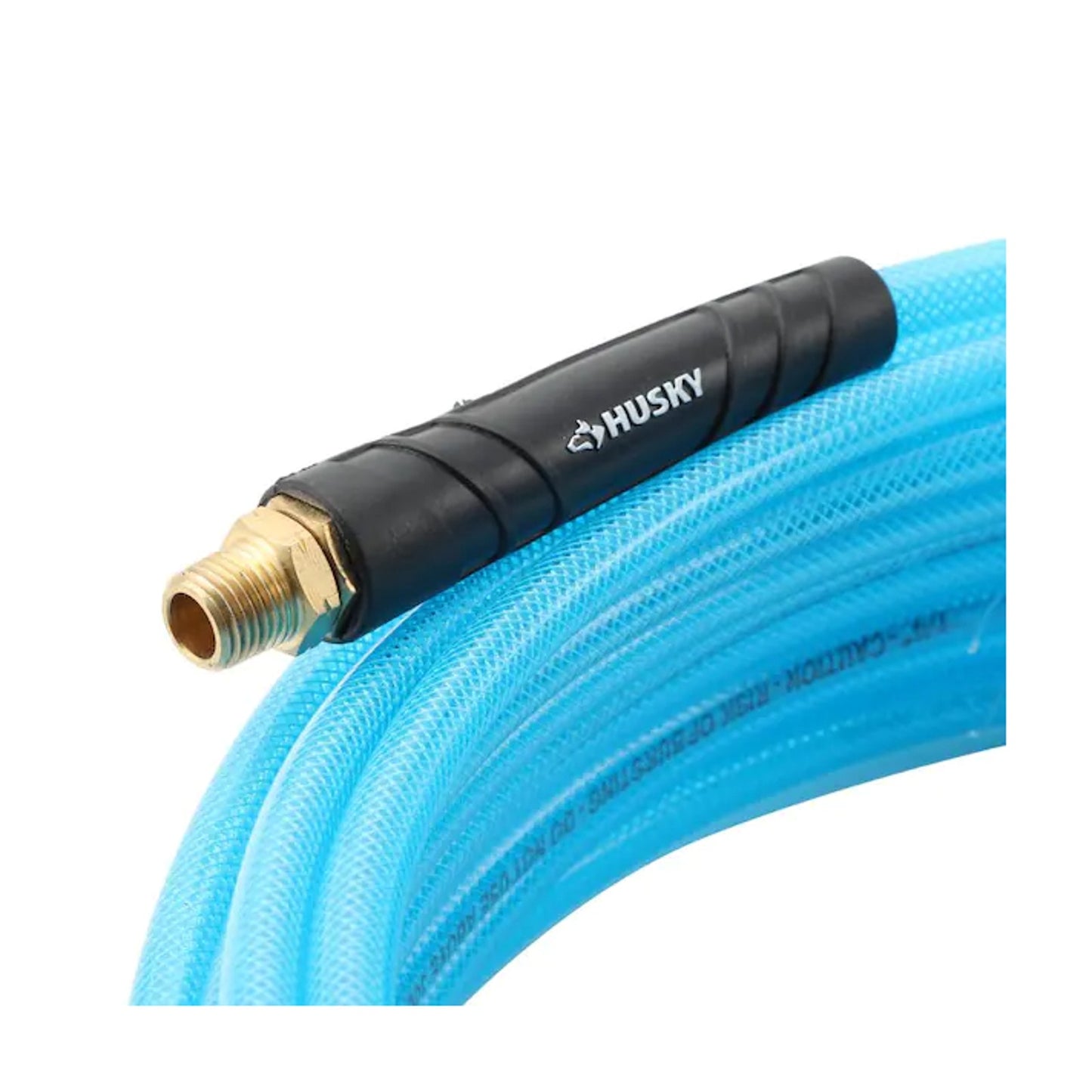 Husky 1/4 in. x 50 ft. Poly Air Hose + Male and Female Plugs