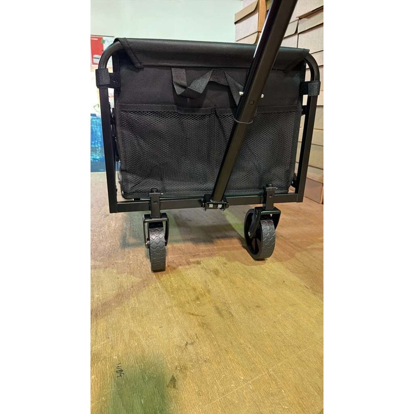 Wagons Carts Foldable,360 LBS Large Capacity Foldable Wagon Cart Collapsible ...