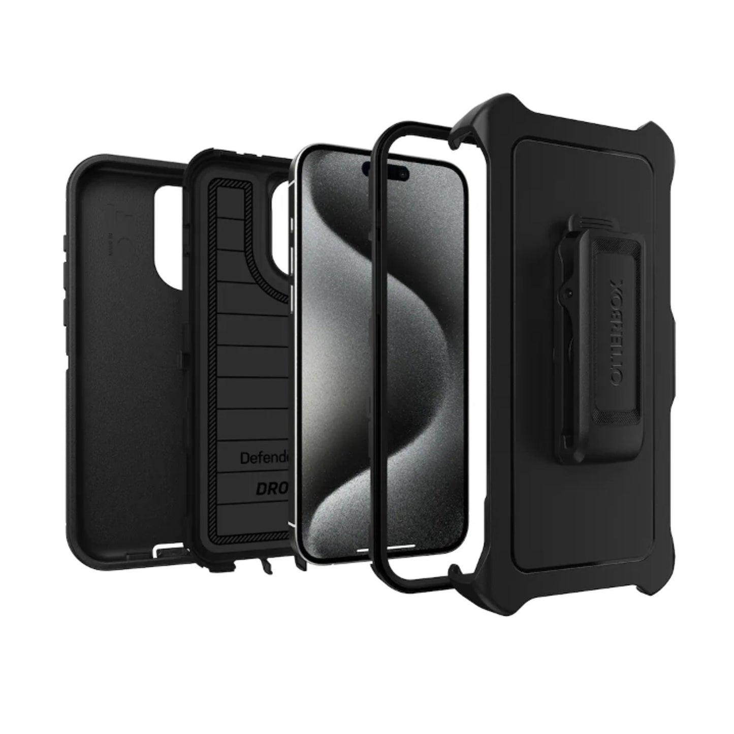 Otterbox Dedender Pro Case Black for iPhone 15 Pro Max -