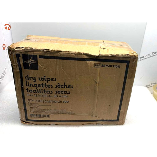 Medline Disposable Ultra soft Cleansing Cloth, 500 Ct, Wipe Size 10x13"