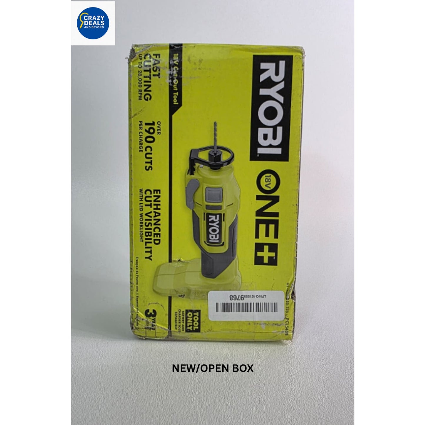 RYOBI PCL540B - 18V Cut-Out Tool (No Battery)