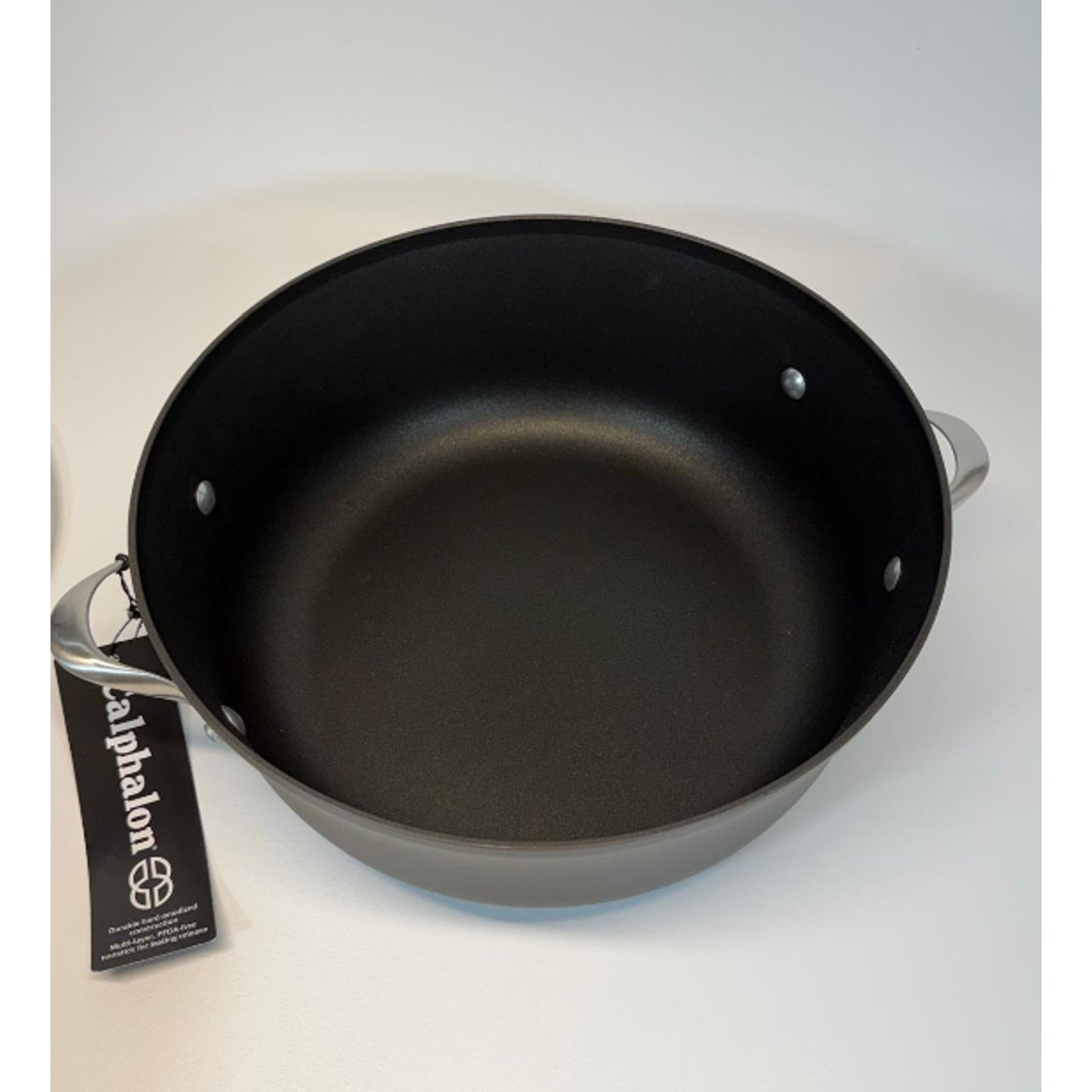 Calphalon 8.5 Qt Hard Anodized Dutch Oven Stock Pot 8788 1/2 with Glass Lid