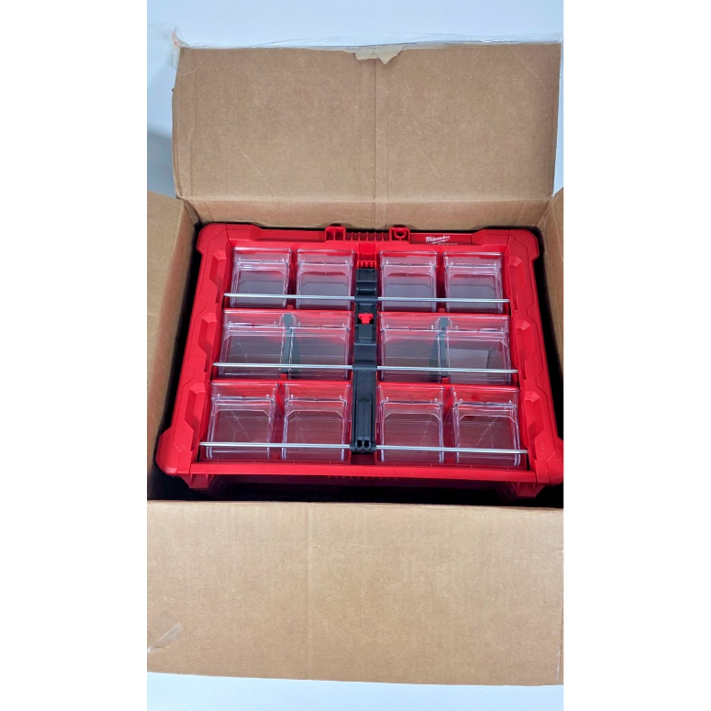 Milwaukee 48-22-8433 PACKOUT Tilt Bin Organizer w/ 10 Quick-Access Bins