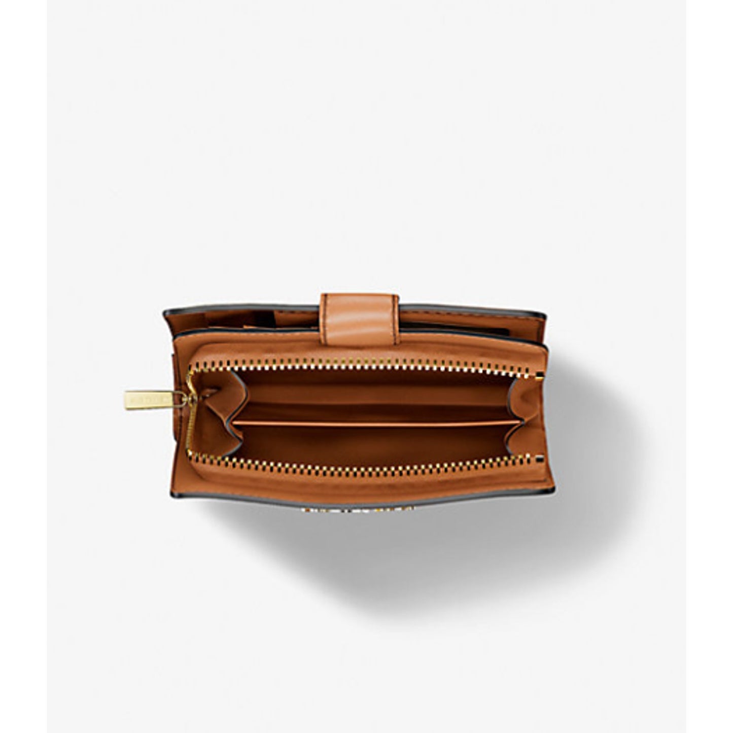 Michael Kors Jet Set Medium Two-Tone Logo Wallet