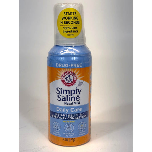 ARM & HAMMER Simply Saline Nasal Care Daily Mist 4.5oz