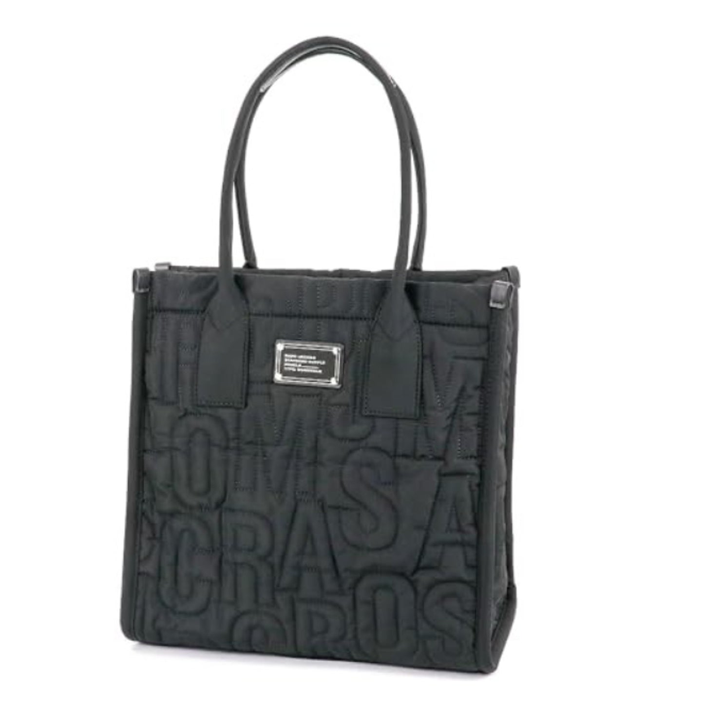 Marc Jacobs Large Nylon Quilted Tote (Black)