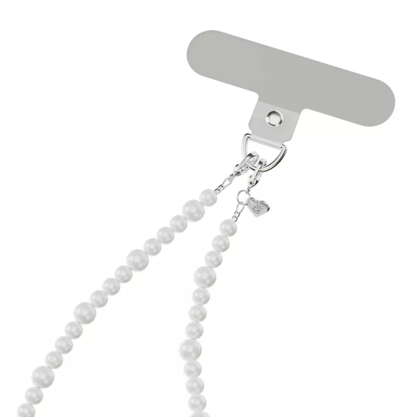 VELVET CAVIAR Phone Charm - White Pearl: Cell Phone Accessory