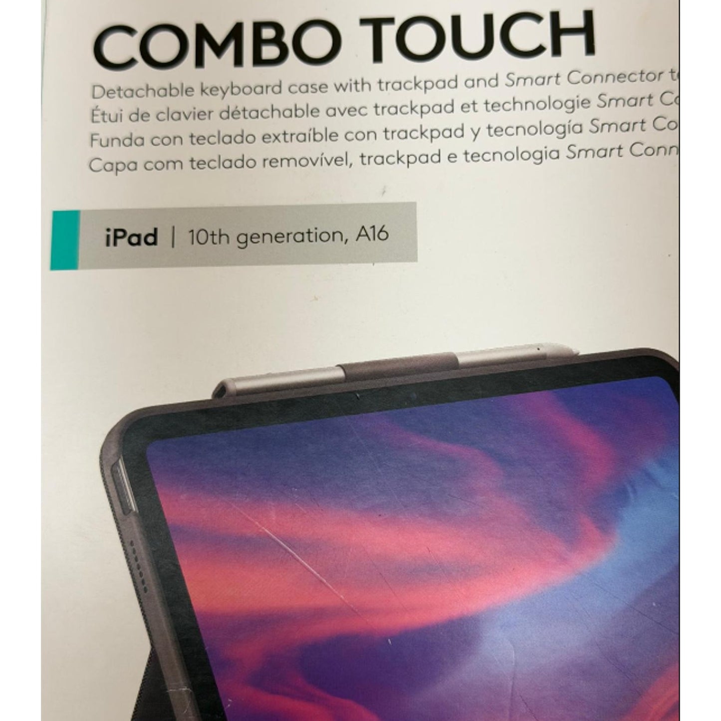 Logitech Combo Touch For iPad 10th Gen and A16 -Oxford Gray