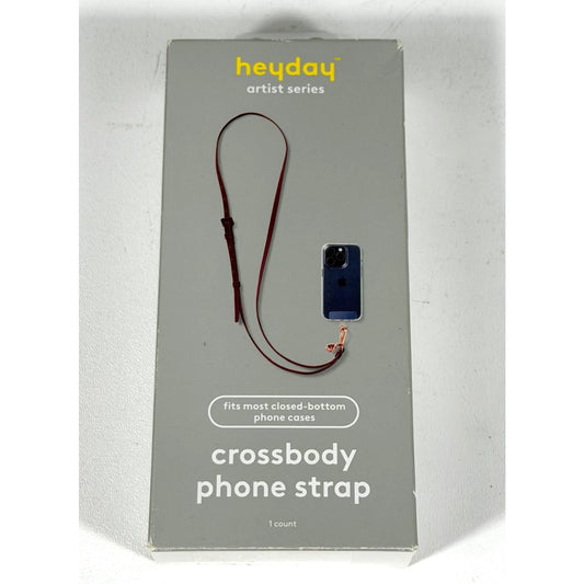 Heyday Crossbody Phone Strap - Dark Cherry