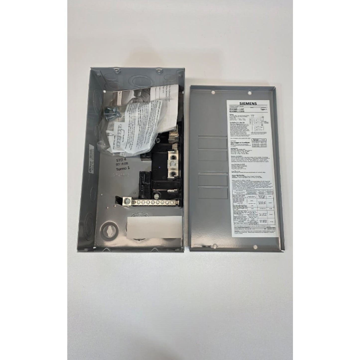 SIEMENS E0408ML1125F/S 125 Amp 4/8 Spaces 1 Phase 3W 120/240V Load Center