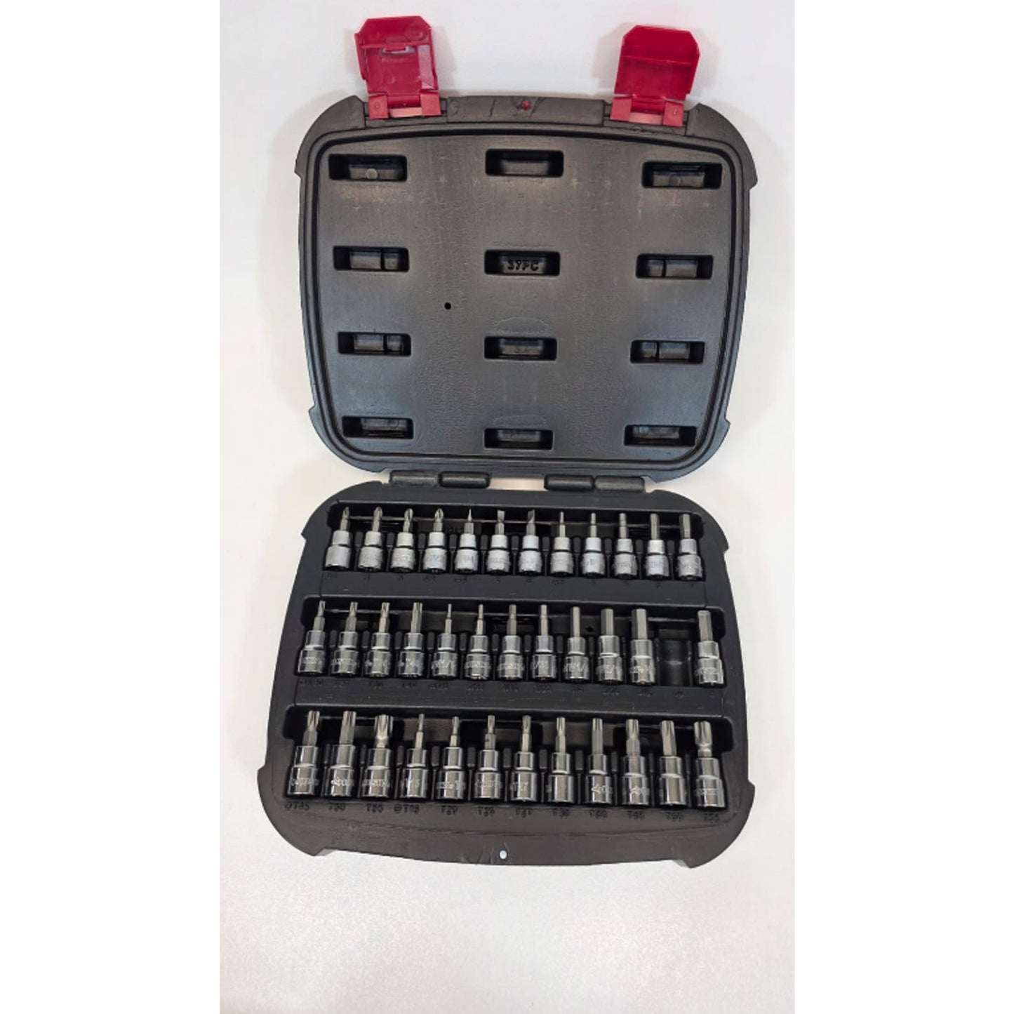 Husky 3/8 in. 36 Piece Drive Master Bit Socket Set (MISSING ONE)