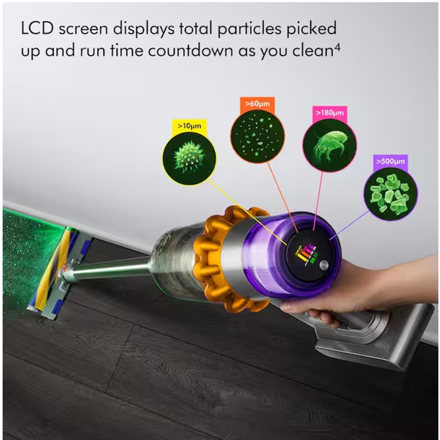 Dyson V15s Detect Submarine Stick Vacuum - Yellow/Nickel