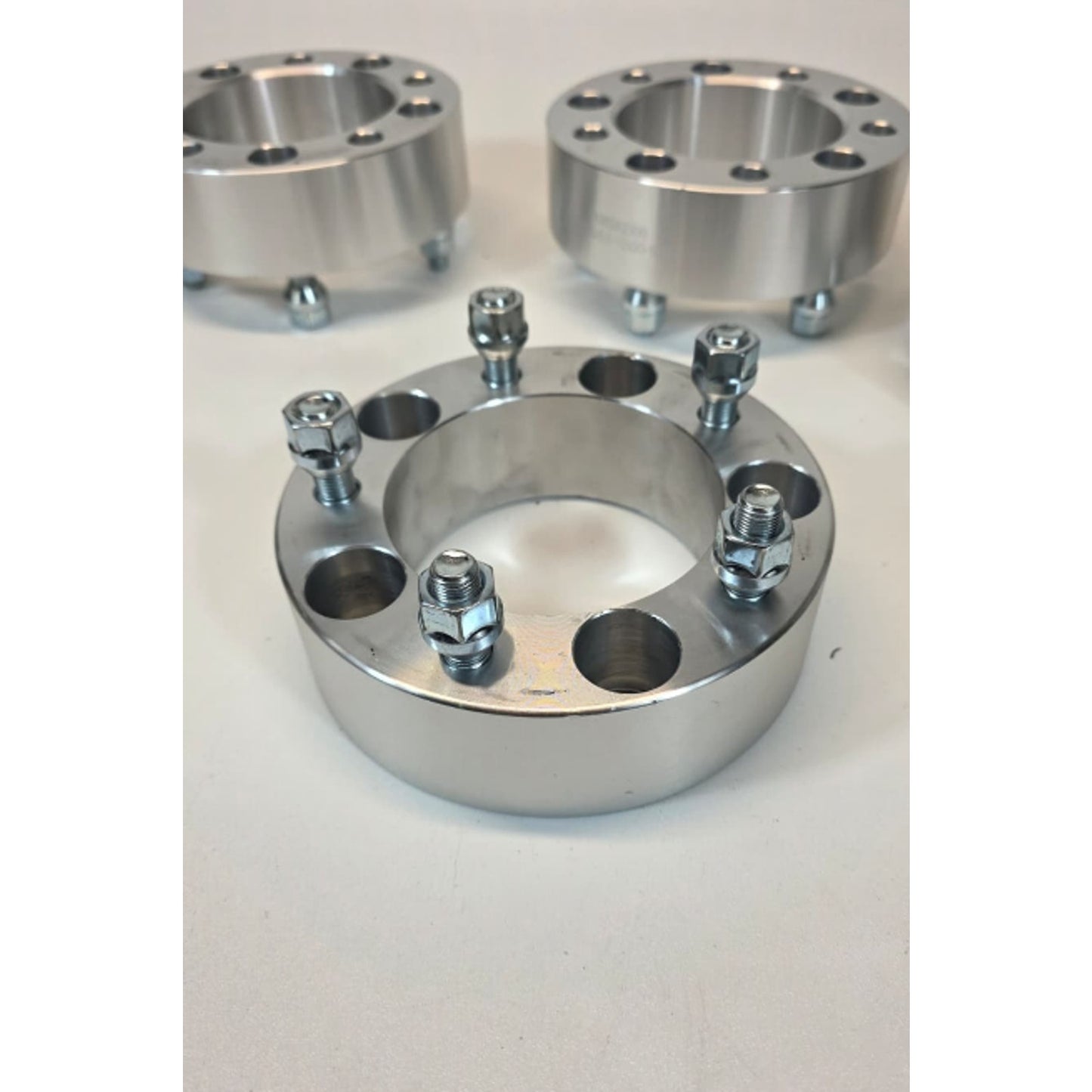 4Pc 1.5" 5x5 5x5.5 Wheel Adapters 1/2"x20 Fits Dodge D150 Ram Ford E-150 F-150