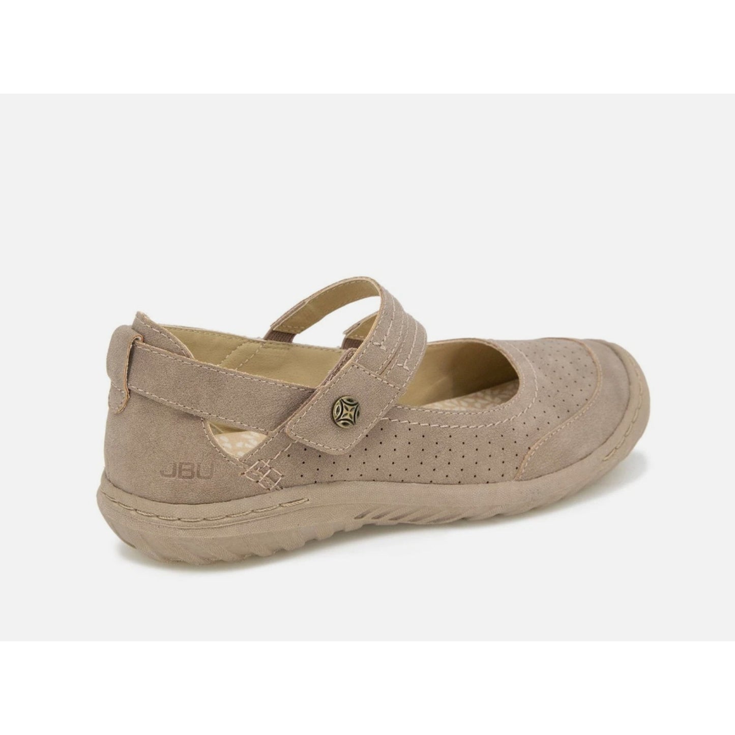 JBU Women's Fawn Mary Jane Taupe - B3FAW54, Taupe Size 9