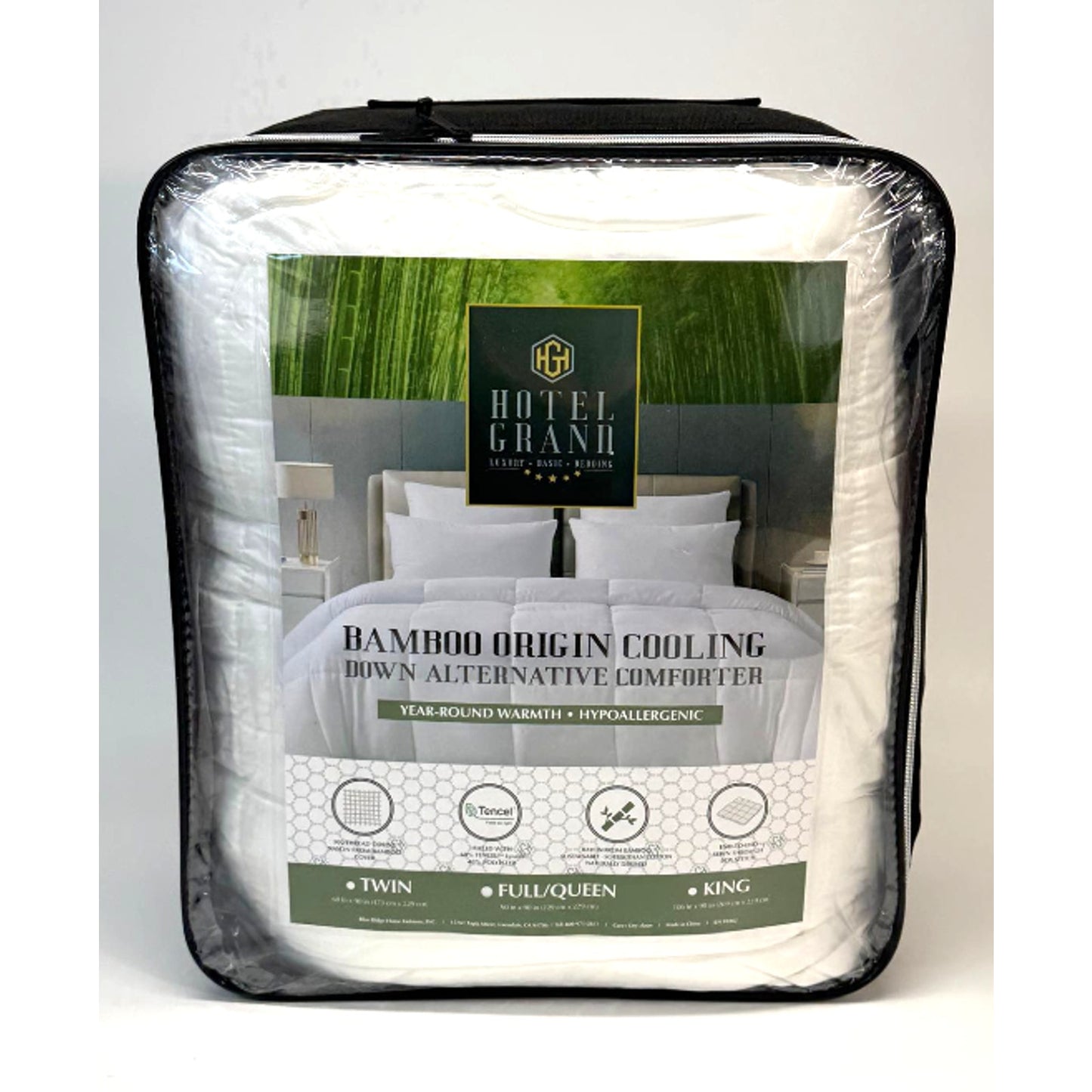 Hotel Grand Full/Queen Bamboo Origin Cooling Down Alternative Comforter