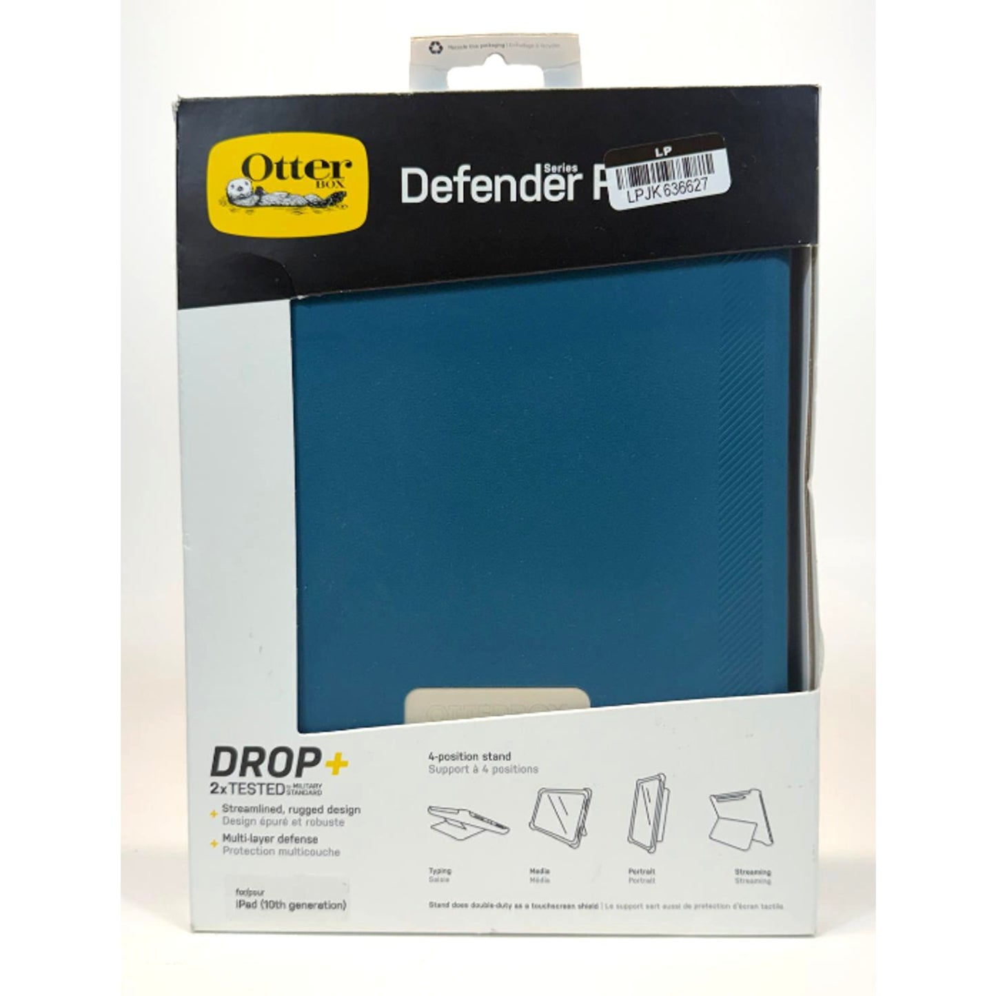OtterBox Defender PRO Series Case Apple iPad 10th Generation Teal Blue