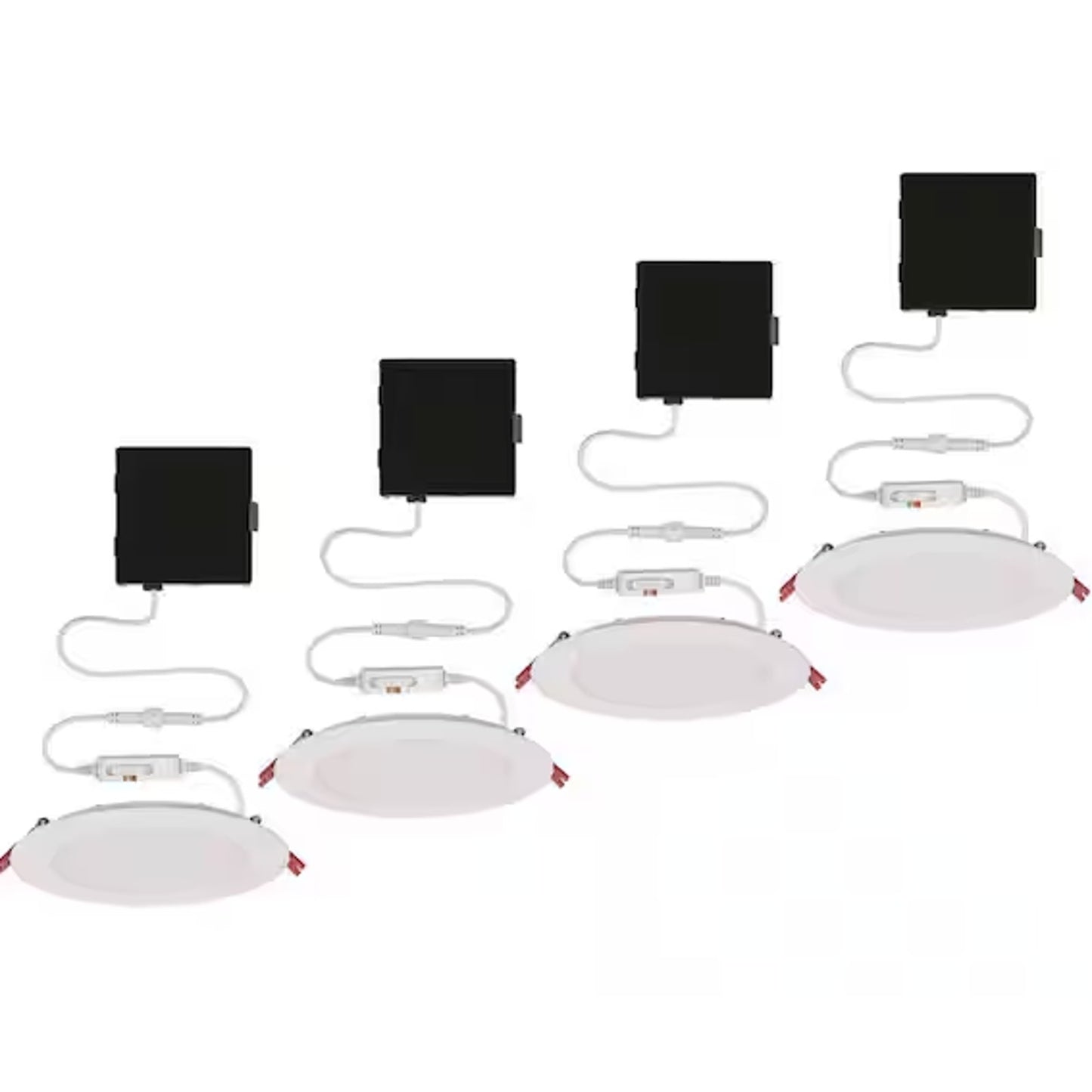 Premium Series 4 in. LED, 2-Level Lumen Select, Ultraslim Canless Recessed Light