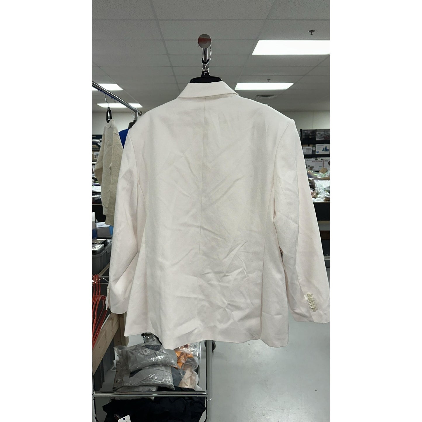 KBB by Kahlana The David Blazer Cream Color & Double Breasted - Size L - 14