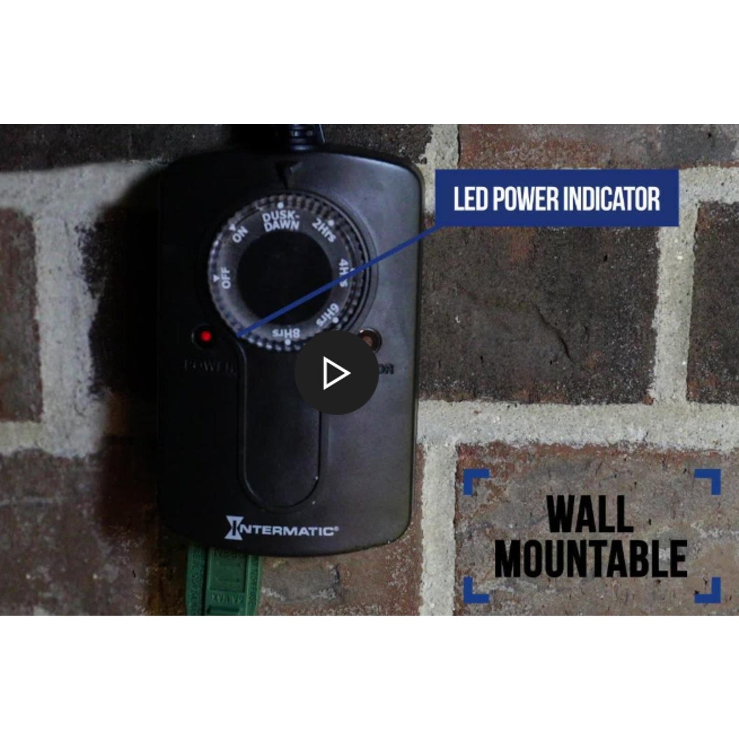 INTERMATIC 1000-Watt Outdoor Timer w/ Photocell Light Sensor for Christmas Light