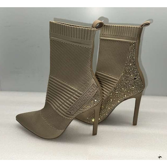 Steve Madden Maxwell Women's Mesh Pointed Toe Ankle Sock Boots Size 6.0