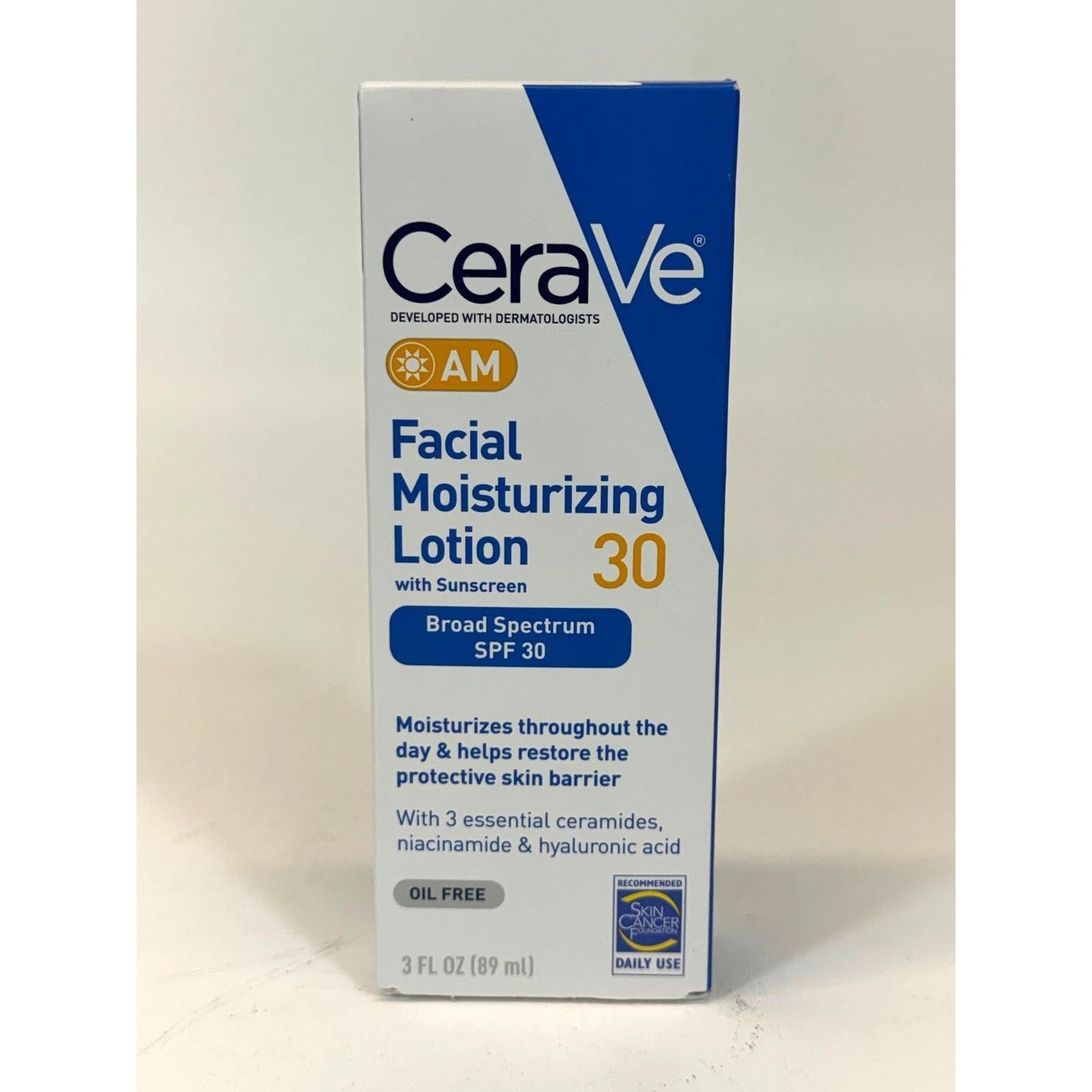 CeraVe AM Facial Moisturizing Lotion w/ sunscreen spf 30 2 oz