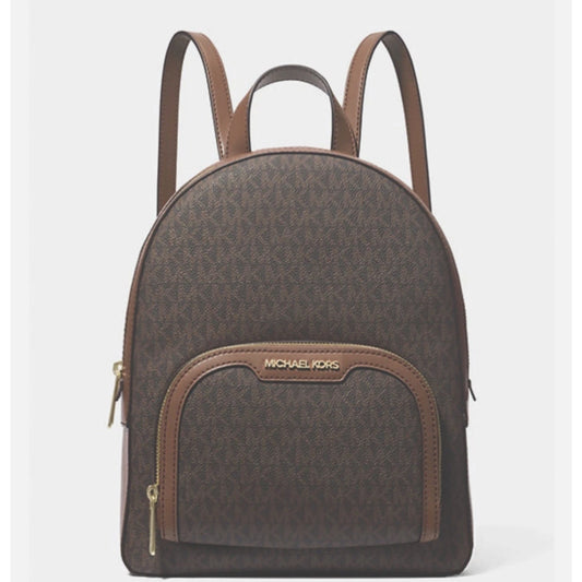 Michael Kors Jaycee Women's Medium Logo Backpack - Brown (35S2G8TB2B)