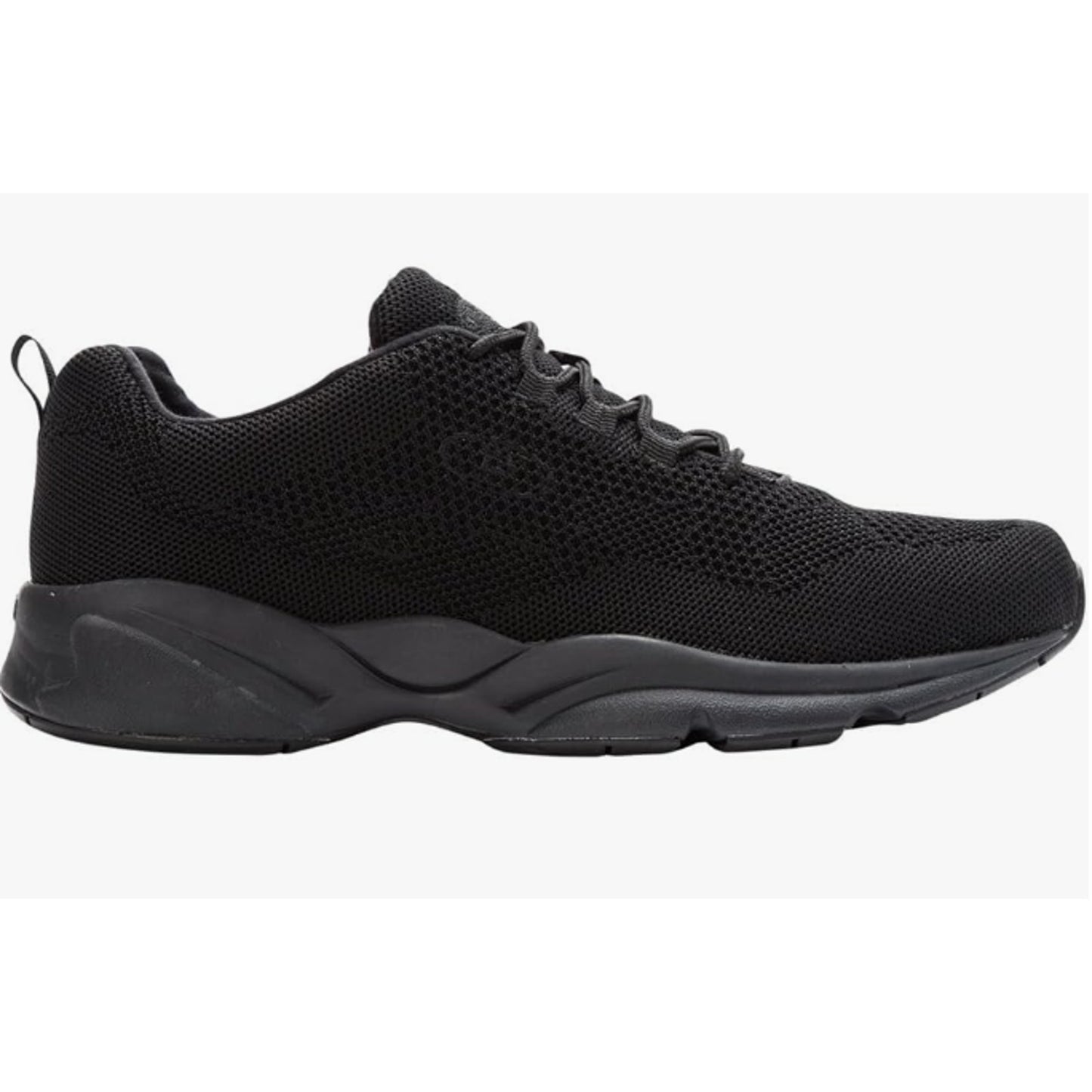 Propet Stability Fly Lace Up Mens Black Sneakers Casual Shoes MAA032M-BLK sz 10