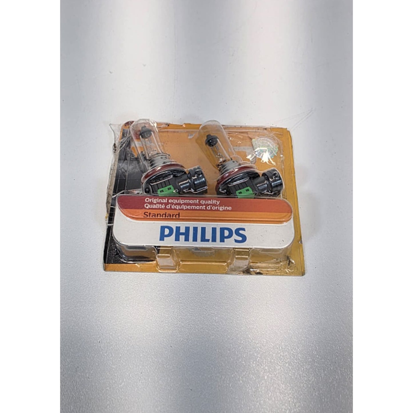 Philips Standard H11 55W Two Bulbs Head Light Low Beam Replacement Plug Play OE