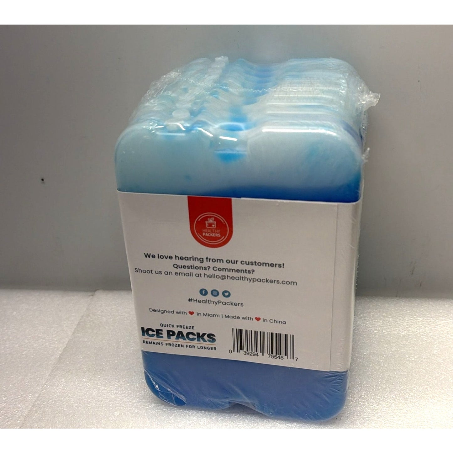 Ice Packs for Lunch Bags - Original Cool Pack | Slim & Long-Lasting Reusable ...