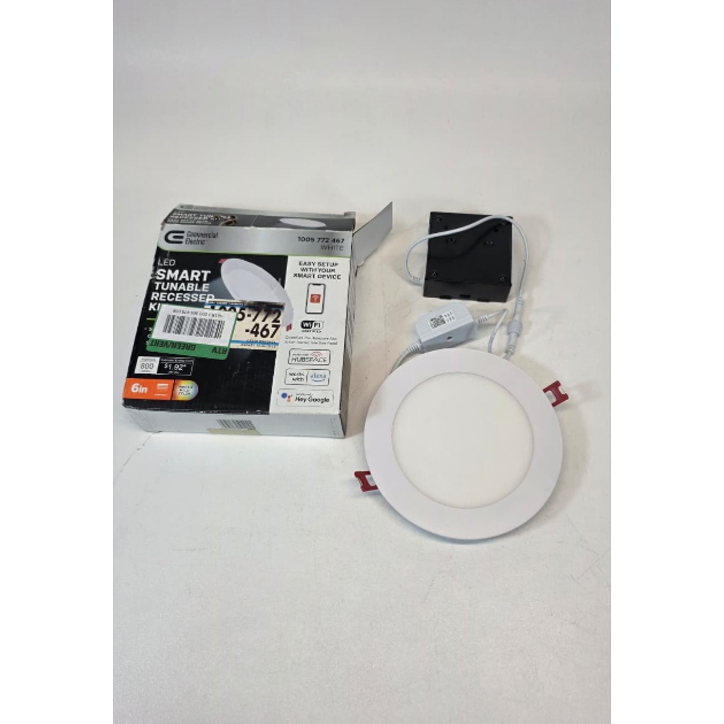 COMMERCIAL SMART RGB+W LED RECESSED KIT ULTRA SLIM WHITE 6" 1005772467