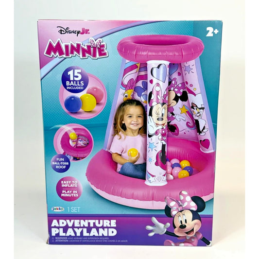 Disney Minnie Mouse Activity Adventure Playland Ball Pit - 15 Balls Included