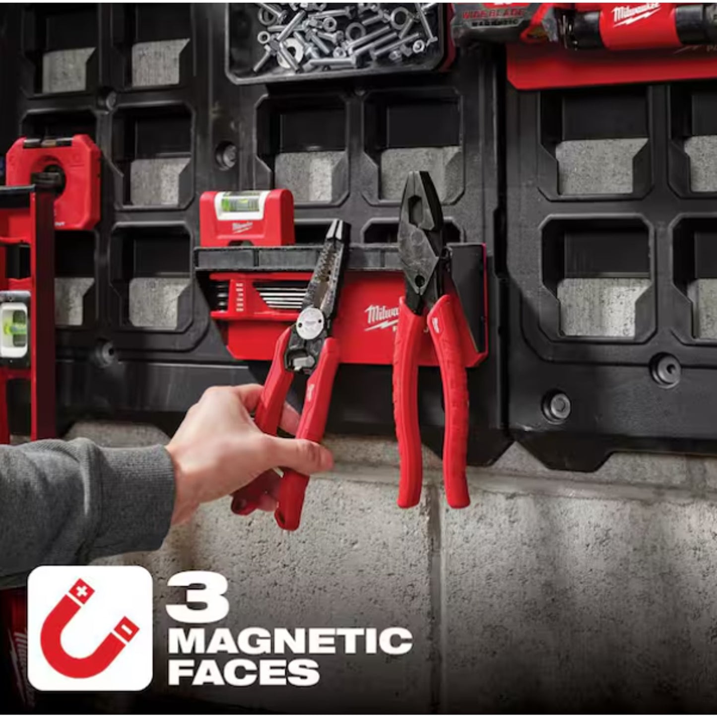 Milwaukee Tool 48-22-8346 Packout Magnetic Rack