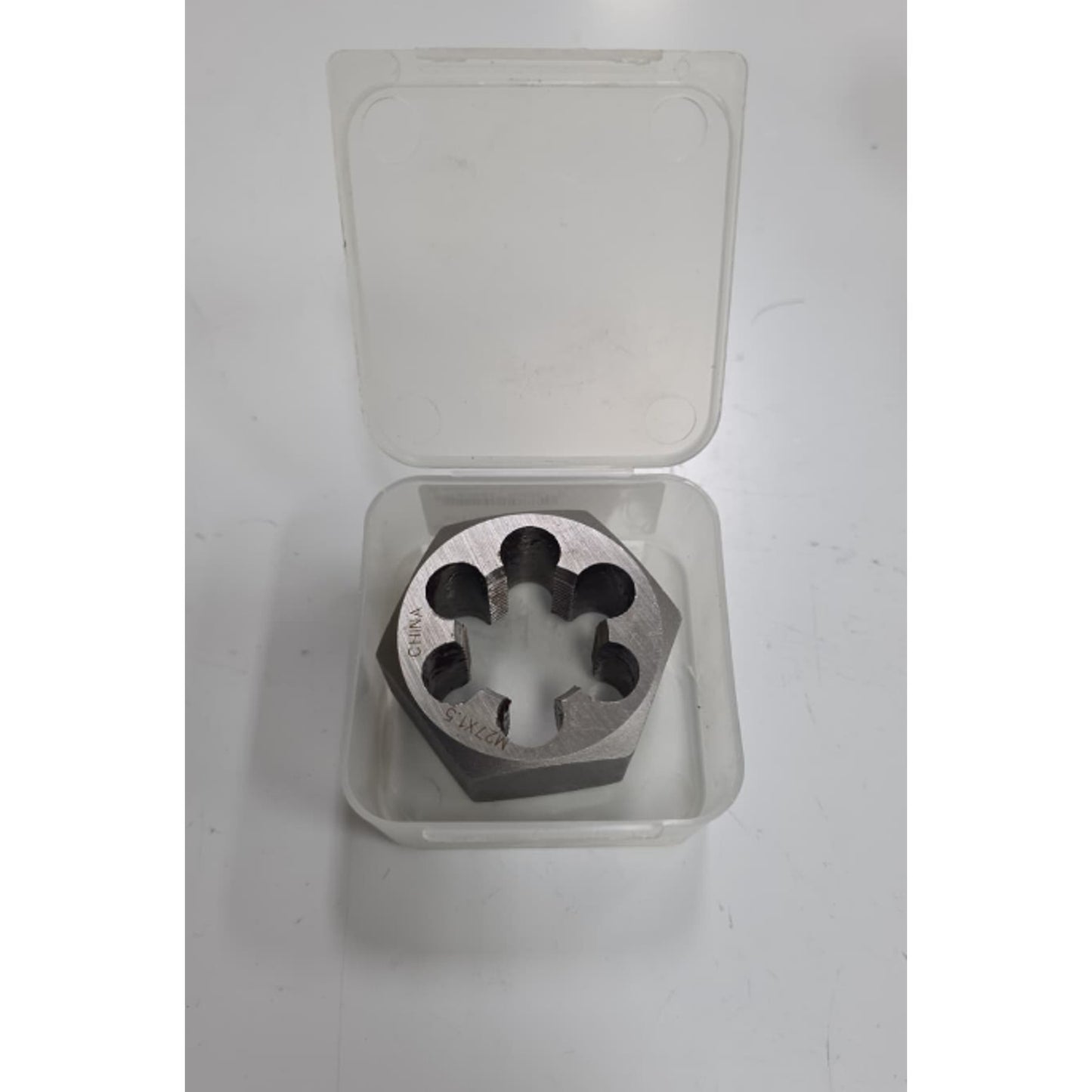 DWTSMH27X1.5 m27 X 1.5 Carbon Steel Hex Rethreading Die, DWT Series